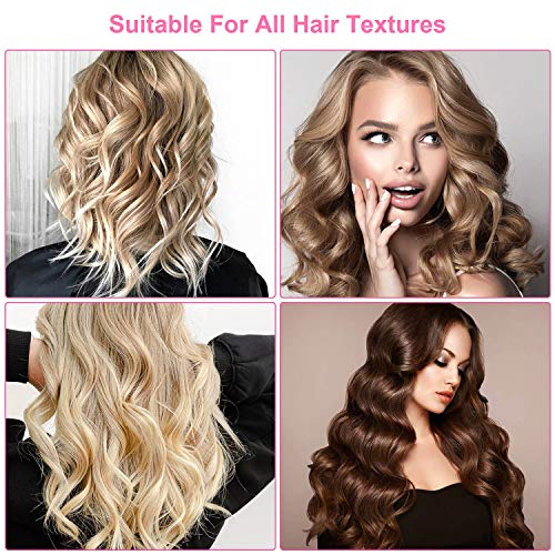 Wodasi 20 Pcs Rulos para el Pelo de Silicona, Rizador de Pelo Mágico de Silicona, Flexibles Rizador Pelo Rulo Silicona Rulos Magicos Cabello, Sin Calor Suaves Bigudies Pelo Herramientas DIY