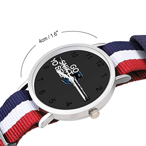 WOL-Verine Go Snikt Yo - Reloj de pulsera trenzado con escala
