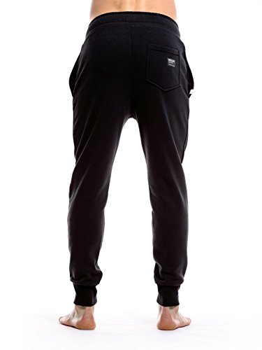 Woldo Athletic - Pantalones largos de deporte para hombre negro M