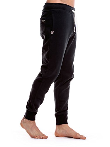 Woldo Athletic - Pantalones largos de deporte para hombre negro M