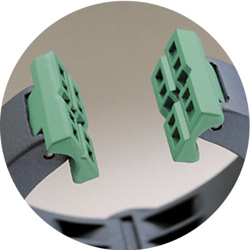 Wolfcraft 3630000 3630000-1"FZ 40" Pinza con Resorte, Gris, Turquesa, 40mm