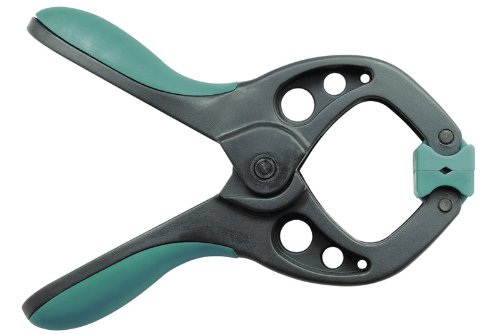 Wolfcraft 3630000 3630000-1"FZ 40" Pinza con Resorte, Gris, Turquesa, 40mm