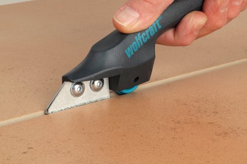 Wolfcraft 5570000 5570000-1 rascador baldosas (Juntas de argamasa) 2-6 mm