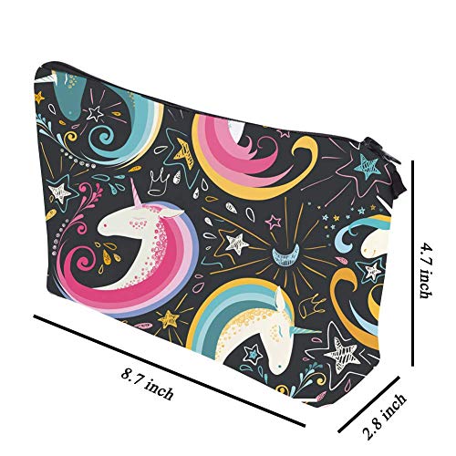 Women Girls Storage Bag Pouch for Cosmetics Jewelry Travel, Large Capacity Cosmetic Train Case Multipurpose Travel Bag Waterproof Makeup Pouch (Pink Cactus Plants)