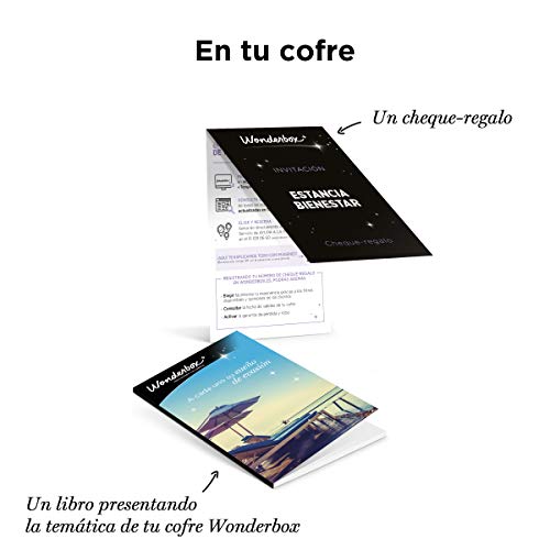 WONDERBOX Caja Regalo - Tres DÍAS SPA & Relax - Dos Noches con desayunos y Actividad Bienestar o más Opciones a Elegir Entre 2.900 hoteles para Dos Personas.