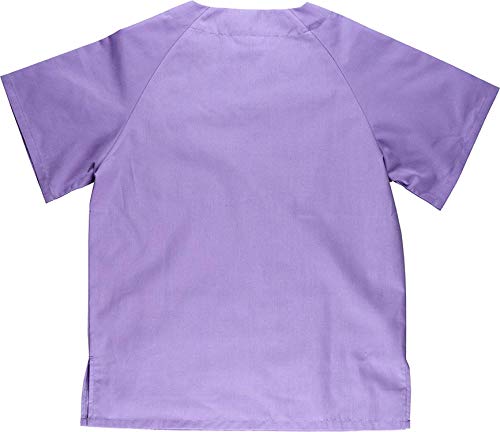 Work Team Uniforme Sanitario, con elástico y cordón en la Cintura, Casaca y Pantalon Unisex Lila XS
