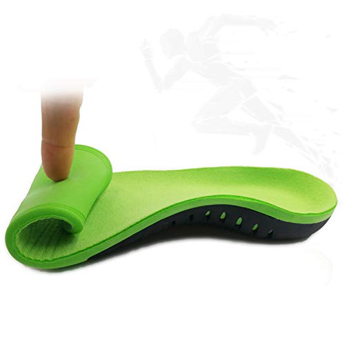 WSN Plantillas Soporte Arco Arch Plantilla ortopédica, Soporte de la Fascitis Plantar, Plantilla de Soporte del Arco, Inserto del pie Plano para el Tratamiento de la Fascitis Plantar 1 par,L