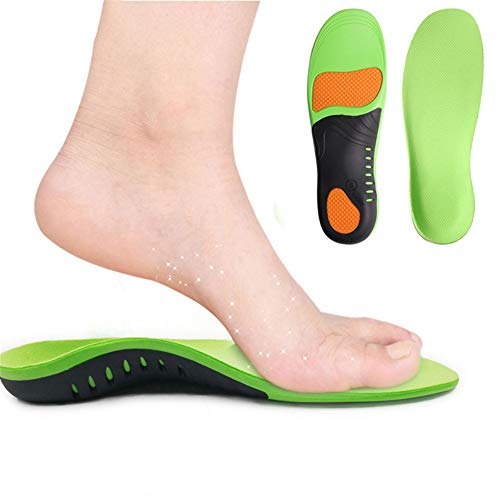 WSN Plantillas Soporte Arco Arch Plantilla ortopédica, Soporte de la Fascitis Plantar, Plantilla de Soporte del Arco, Inserto del pie Plano para el Tratamiento de la Fascitis Plantar 1 par,L