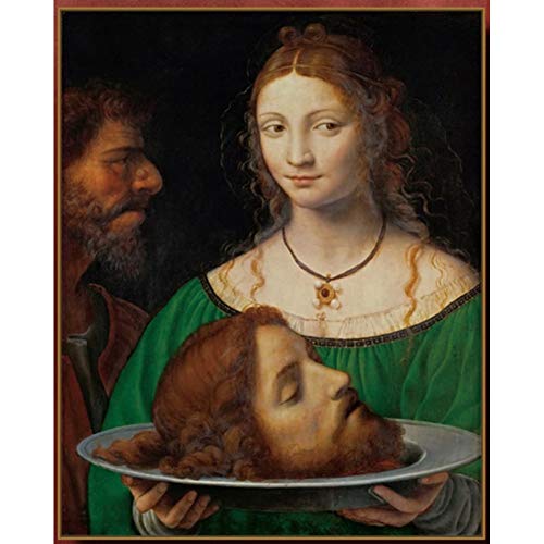 WTHKL San Juan Bautista de Luini Living Room Wall Art Posters Impresiones en lienzo Decoración para el hogar -20x28 Inch 1Pcs
