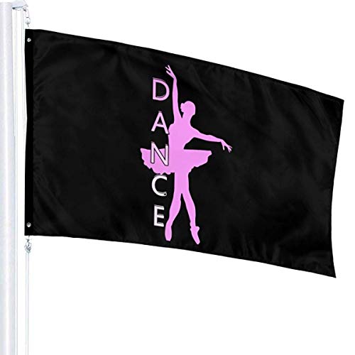 WTWT al Aire Libre esterna Dance Ballet Shoes 3x5 Foot American Us Polyester Flag - Canvas Header - Vivid Color and UV Fade Resistant