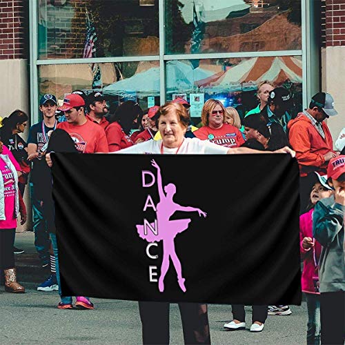 WTWT al Aire Libre esterna Dance Ballet Shoes 3x5 Foot American Us Polyester Flag - Canvas Header - Vivid Color and UV Fade Resistant