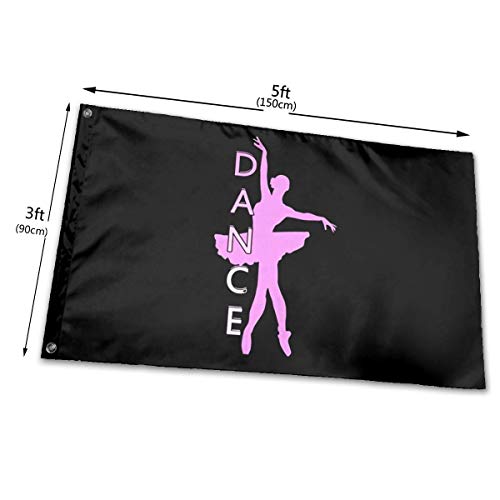 WTWT al Aire Libre esterna Dance Ballet Shoes 3x5 Foot American Us Polyester Flag - Canvas Header - Vivid Color and UV Fade Resistant