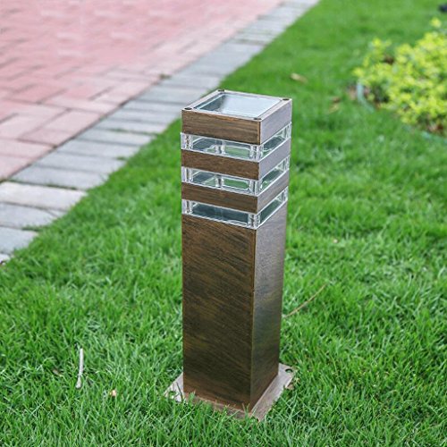 Wubing Lámpara de césped Impermeable Simple de Estilo Americano, luz de la Calle LED súper Brillante Resistente a la Temperatura del Parque Corredor de la Calle 13 * 9 * 40cm (Color : H60CM)