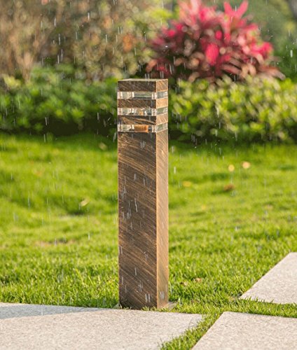 Wubing Lámpara de césped Impermeable Simple de Estilo Americano, luz de la Calle LED súper Brillante Resistente a la Temperatura del Parque Corredor de la Calle 13 * 9 * 40cm (Color : H60CM)