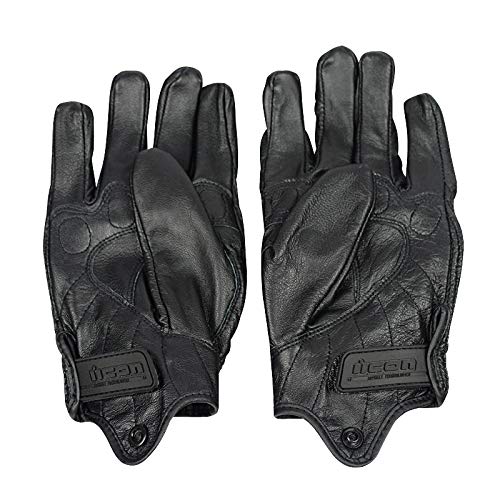 WULUANMING Guantes, Guantes De Cuero Cálidos Guantes De Invierno De Las Mujeres Nuevos De Manicura Coreana Guantes De Cuero Hombres Y