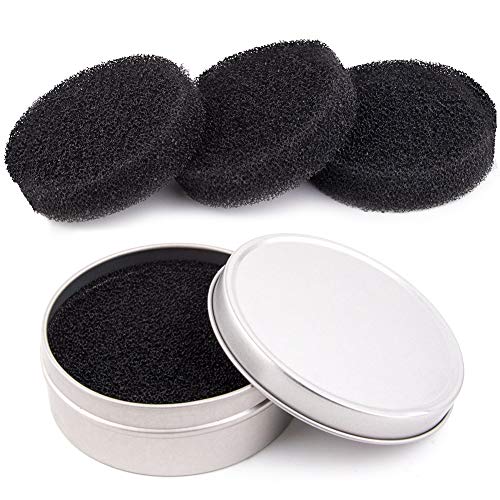 WXJ13 4 esponjas para eliminar el color de la brocha de maquillaje, esponja de limpieza rápida que cambia de color