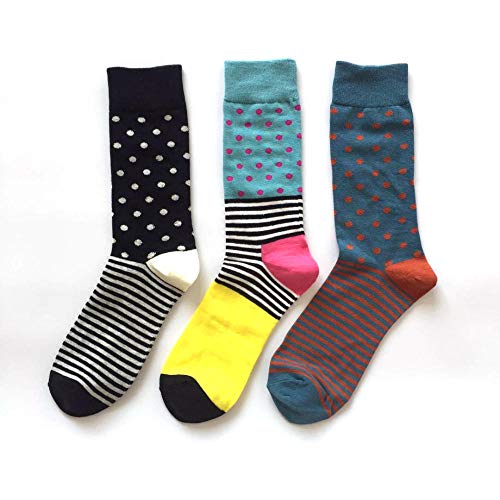 WYEKJ Calcetines De Algodón Para Hombre Viento Británico Calcetines De Algodón Para Hombre En La Moda De Tubo Alto Calcetines De Hombre Blanco Y Negro Rojo Código De Tiras Anchas