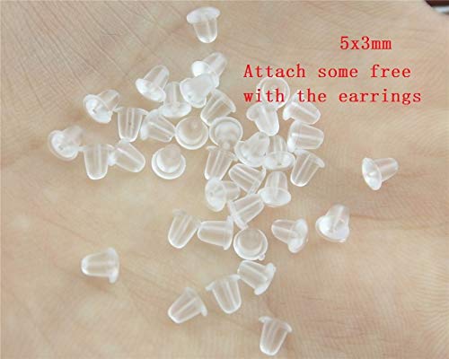 WYSIWYG 3 Piezas Pendientes De Gota Pendientes Femeninos Faro De La Atalaya 20x9mm con Pendiente Tapones