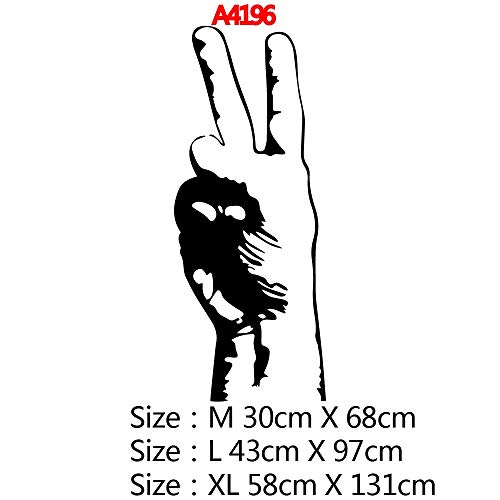 wZUN Pegatinas de Pared de Mano Artista de Vinilo decoración del hogar Sala de Estar Empresa Oficina decoración Pegatinas de Pared 45x102 cm