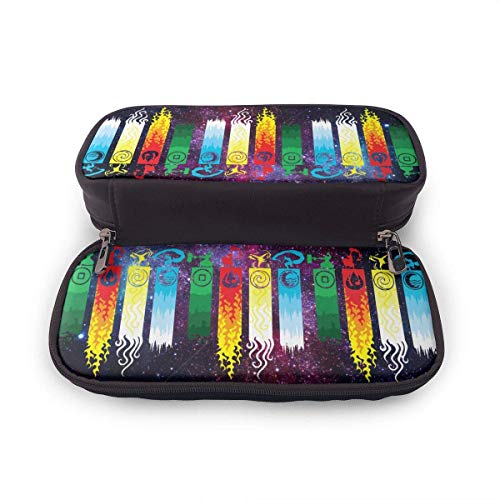 XCNGG Particular Avatar The Last Legend Airbender of Korra Aang Estuche para lápices Cremallera universal Bolsa de alta capacidad Bolsa para pintor Dibujo Pintura Niños Caja Papelería Organizador Cosm