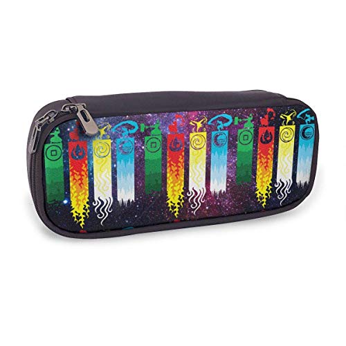 XCNGG Particular Avatar The Last Legend Airbender of Korra Aang Estuche para lápices Cremallera universal Bolsa de alta capacidad Bolsa para pintor Dibujo Pintura Niños Caja Papelería Organizador Cosm