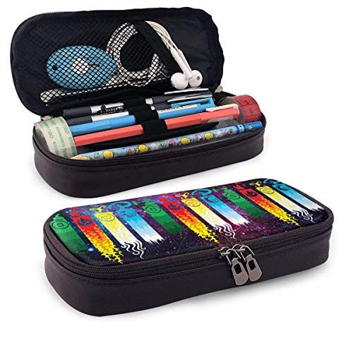 XCNGG Particular Avatar The Last Legend Airbender of Korra Aang Estuche para lápices Cremallera universal Bolsa de alta capacidad Bolsa para pintor Dibujo Pintura Niños Caja Papelería Organizador Cosm