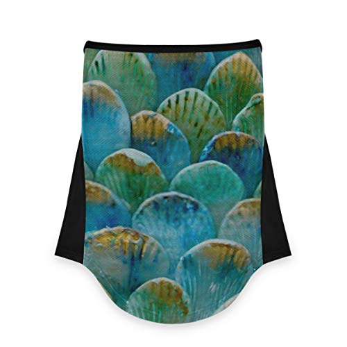 XHYYY Cuello Polaino Mascarilla Cera Naka Scale Headwear, Hielo Seda Enfriamiento Sports Bufanda Facial para Polvo al Aire Libre