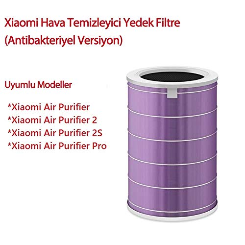 Xiaomi Mi Air - Filtro purificador Antibacteriano, Color Morado
