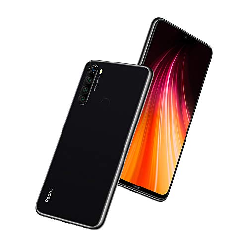 Xiaomi Redmi Note 8 - Smartphone de 6.3" FHD+ (Snapdragon 665 Octa Core, 4 GB RAM, 64 GB ROM, cámara trasera cuádruple de 48 MP, batería de 4000 mAh) Space Black [International Version]