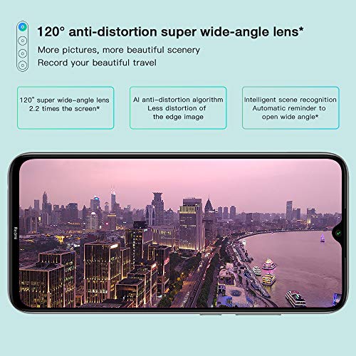 Xiaomi Redmi Note 8 Smartphone,4GB 64GB Mobilephone,Pantalla Completa de 6.3 ”,Procesador Snapdragon 665 Octa Core,Quad Cámara(48MP + 8MP + 2MP + 2MP) Versión Global(Blanco)