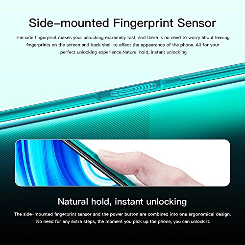 Xiaomi Redmi Note 9 Pro Teléfono 6GB RAM+128GB ROM, 6,67" Pantalla Completa, Procesador Snapdragon 720G Octa-Core, 16MP Frontal y 64MP + 8MP + 5MP + 2MP AI Quad Cámara Trasera Versión Global (Verde)