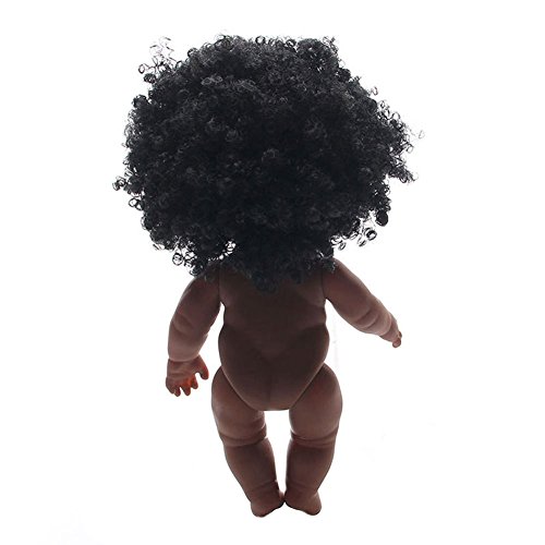 XINYU Reborn Baby Doll Negro Piel Niña Realista Baby Doll 30 Cm Realista Juguete Infantil Regalo De Cumpleaños del Niño,B