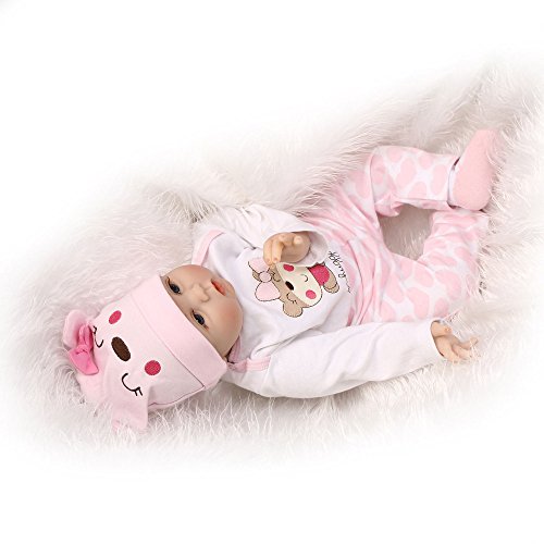 XINYU Reborn Baby Doll Realistic Girl Powder Muñecas para Bebés 15 Pulgadas 40 Cm Realista Toy Children Birthday Gift