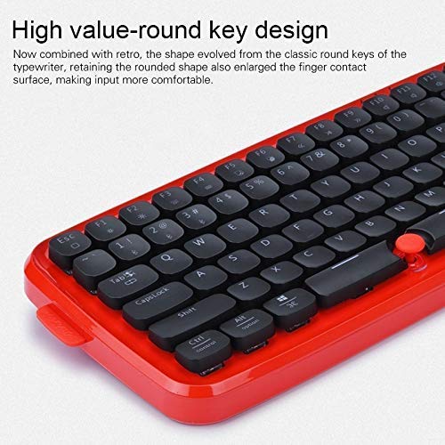 XIUYU Accesorios Teclado de computadora, 78 Teclas de la Tableta móvil Ph Equipo de Doble Modo mecánico Mini Teclado Bluetooth, con reposamanos Versión (Color: color2) (Color: Color1)