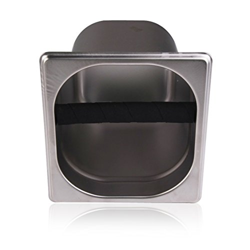 XLKJ Recipiente de Acero Inoxidable para posos de café, Altura 10cm