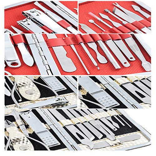 XMBT Sharp Toenail Clipper Travel Home Beauty Kit Herramientas para El Cuidado De Las Uñas Set Ultra Sharp Resistente Uñas Y Uñas Cortadoras Cortadoras Manicura para Bebés,Set De Manicura/Pedicura