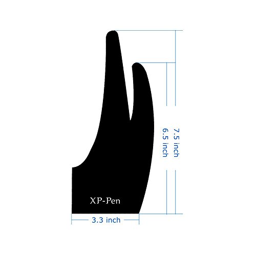 XP-Pen Guante de Gráficos del Dibujo Antipolvo Lycra(Talla Única)