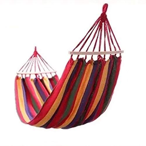XY-M Hamaca Portátil,Tela De Lona Duradera Y Gruesa, Dos Vigas De Equilibrio Antivuelco Y Correas De árbol De Nudos De Metal Resistentes para Viajes, Playa, Patio Trasero, Etc.