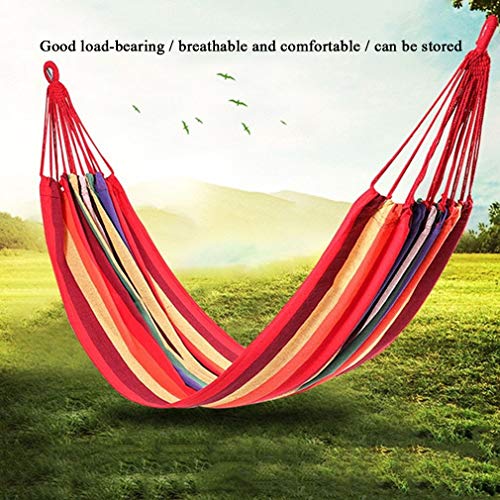 XY-M Hamaca Portátil,Tela De Lona Duradera Y Gruesa, Dos Vigas De Equilibrio Antivuelco Y Correas De árbol De Nudos De Metal Resistentes para Viajes, Playa, Patio Trasero, Etc.