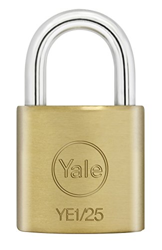 Yale YE1/25/113/1/B Candado de Seguridad de Arco Corto, 25 mm