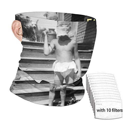 Yang Faith No More Sol Invictus bufanda sin costuras, multifuncional, calentador de cuello, bandana transpirable para exteriores con 2 filtros, color Con 10 filtros., tamaño talla única