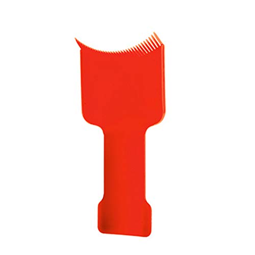 YaptheS herramienta de peluquería práctica Flat Top Mechas de Cabello Balayage de Pelo Peine seccionamiento Paddle coloración del cabello Tinte Rojo herramienta de modelado