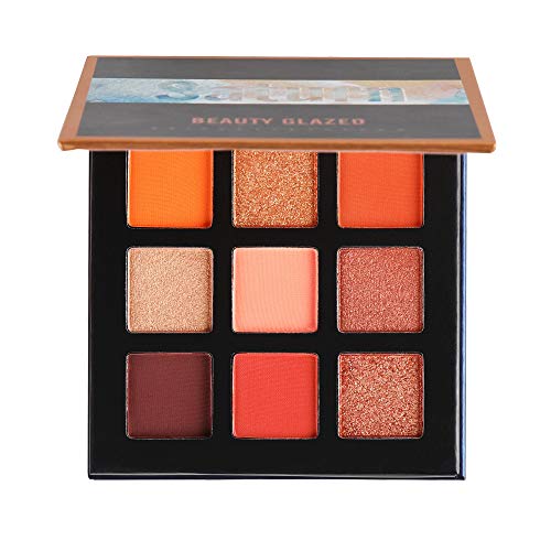 YIHANK Paleta de sombras de ojos, sombra de ojos en polvo brillante mate sombra de ojos maquillaje cosmético