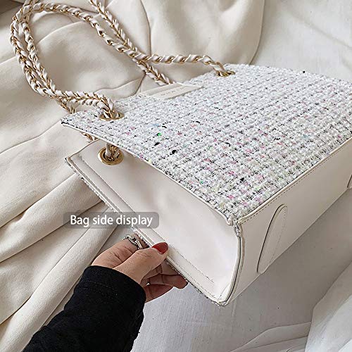 YIHUI Bolso de Las señoras Bolso de Hombro para Mujer Bolso de Hombro de Mujer Bolso de Mujer Bolso de Mensajero,Bolso de Viaje de Ocio Bolso de Mensajero,Bolso de Cadena de Lentejuelas