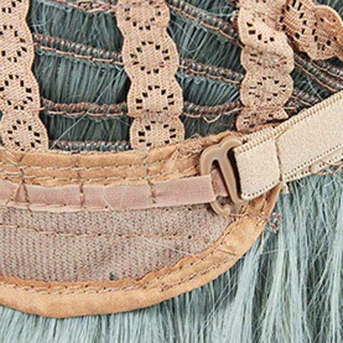 Yjdr Mujer Gradiente Azul Cabello Corto, Peluca, Bangs, la Vida Natural en un Mundo Diferente Desde Cero Rem Rem Adulto de Cosplay / 30cm