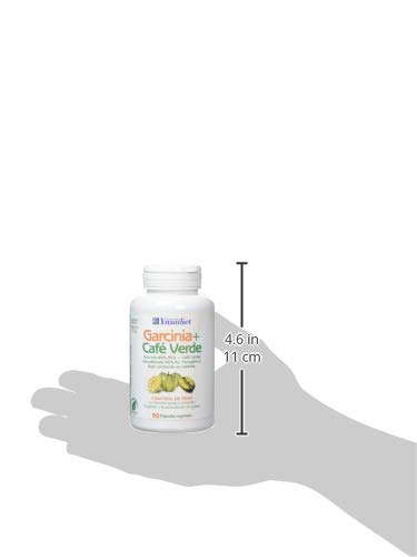 Ynsadiet Garcinia Cambogia Con Extracto de Café Verde Sin Cafeina, Complemento Para la Dieta, Complemento alimenticio Natural, Control de Peso, Perdida de Peso, 90 Cápsulas