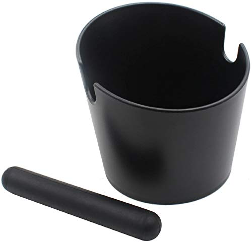 yolococa Café Knock Caja Recipiente para Terrenos de café negro