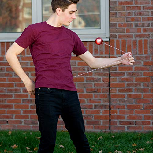 Yomega Fireball - Yoyó transeje de Respuesta Profesional, Ideal para niños y Principiantes Que Quieren Hacer Trucos como los Profesionales + 2 cueras Extra (Verde)