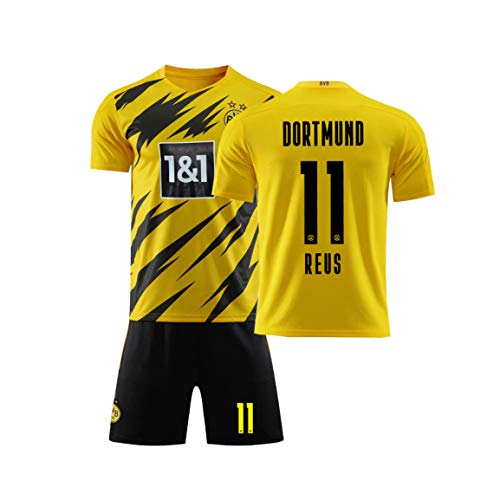 YONG Borussia Dortmund Marco Reus #11 Camiseta Jersey Futbol Replica Oficial Autorizado 2019-2020 Camiseta De Fútbol Niños Adultos,1,S
