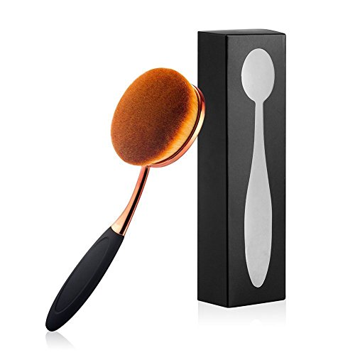 yoseng Oval cepillo grande cepillo de dientes aplicar para makeup-liquid polvo o crema.